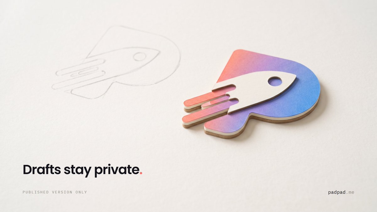 padpad_me's tweet photo. keep working in drafts, save versions as you go, and publish when it’s ready.

your public launchpad only shows the version you published. unfinished changes stay private until you decide otherwise. https://t.co/klTqMROGRN