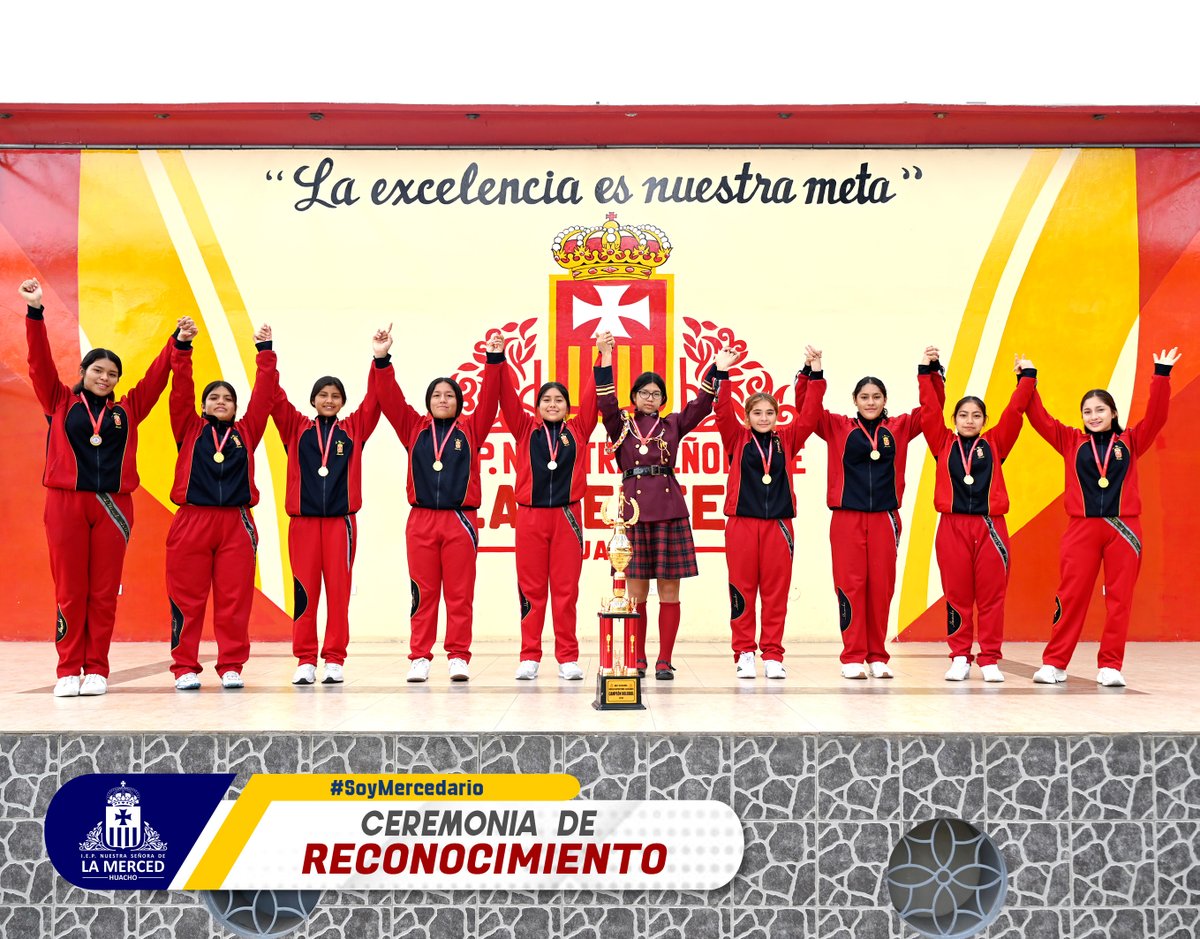 MercedHuacho's tweet photo. CEREMONIA DE RECONOCIMIENTO 
Con orgullo, reconocemos a nuestros estudiantes que participaron en los JEDPA 2026 – Vóley Categoría C, así como en las disciplinas de Atletismo y Natación.
Su dedicación, esfuerzo y compromiso representan los valores que promovemos https://t.co/hxxxlL5DB7