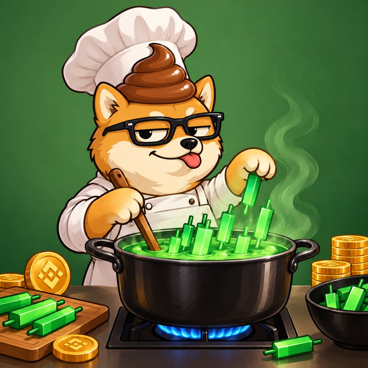 Dogshit__BNB's tweet photo. Something green is cooking. 👀

Ca: 0x389CB330E4EaA0CCE969759F01a416448FeD6666 https://t.co/Ho4gN0St5Z