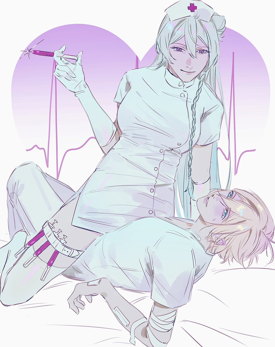 raingoes_up's tweet photo. medical malpractice yuri doodle🩺 https://t.co/lrYfB8TC2D