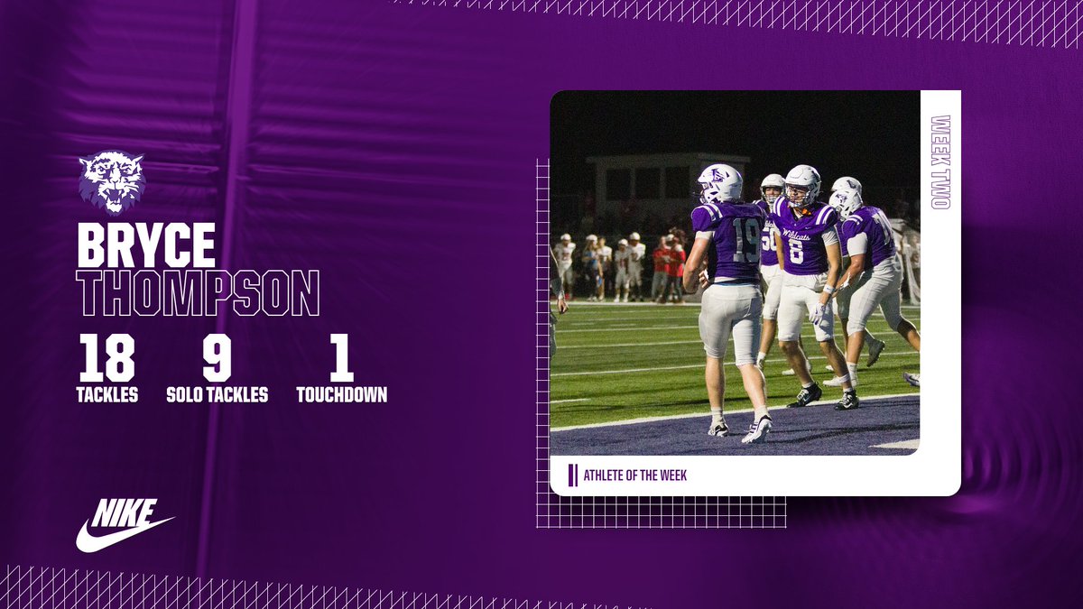 LouisburgSZ's tweet photo. Bryce Thompson gets the week 2 athlete of the week after a great game on Friday! https://t.co/lwiIZzZh8A