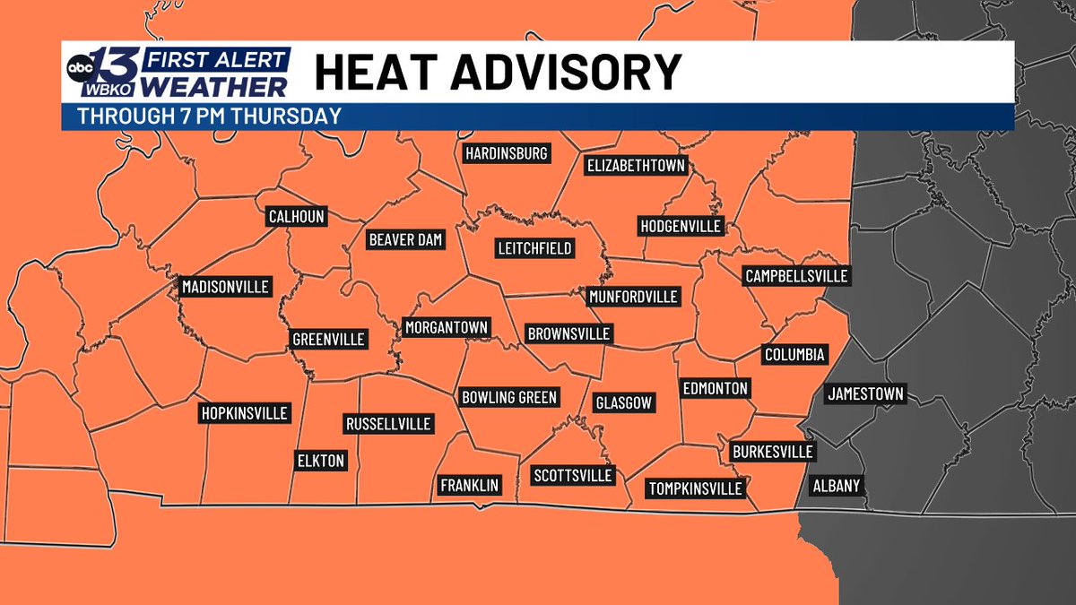 DavidWolter1's tweet photo. "I love a heat wave in September," said no one ever....Heat Advisory continues through at least Thursday. https://t.co/zGszptqYdW