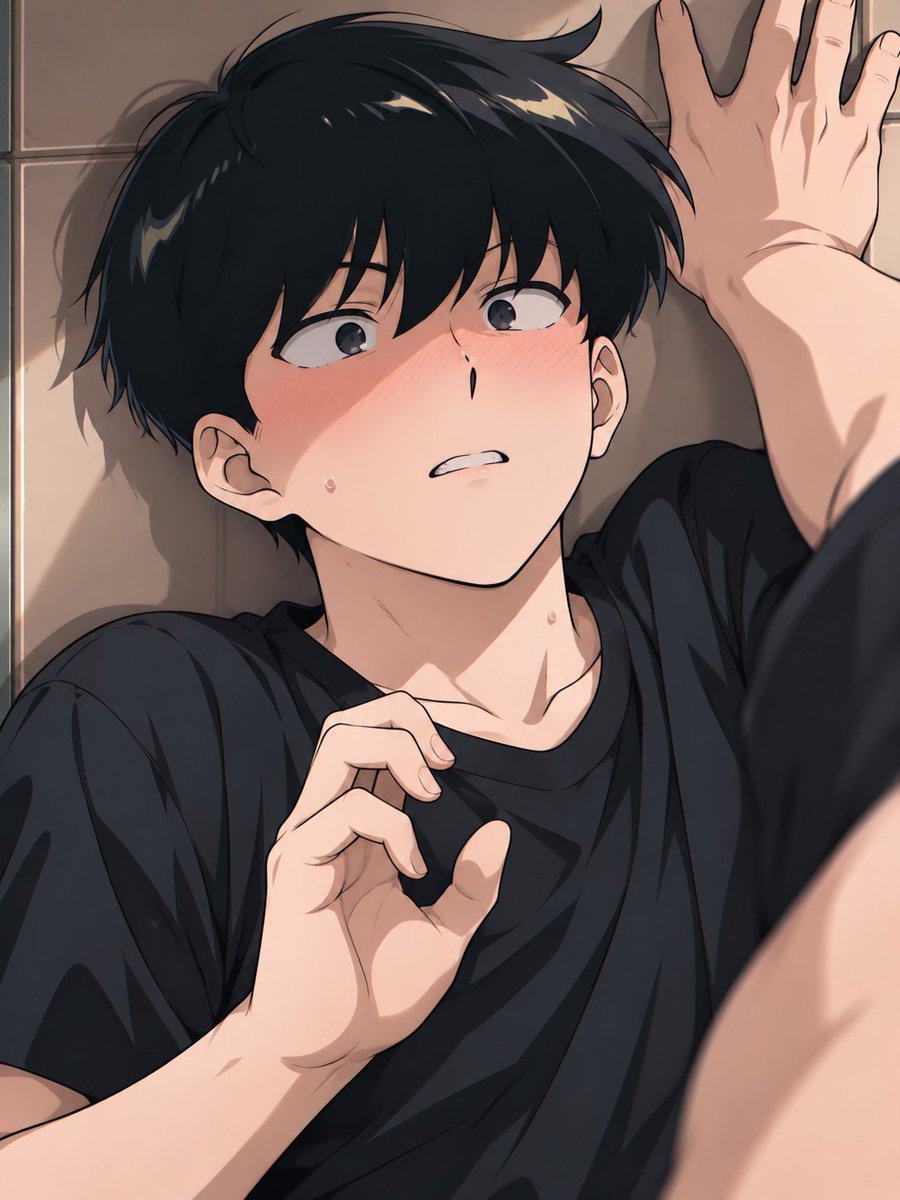 RubySaphAI's tweet photo. ❤️Gambare, Nakamura-kun!
That moment right before something happens…
#Nakamura #Hirose #Tamura #Takeuchi #GambareNakamura #AIArt #SFW #AnimeArt #FanArt #StableDiffusion #PrettyBoy #FitGuys #Sexy #HotGuys #Handsome #AthleticBody #Blush #Kabedon https://t.co/ZCjNTCJg30