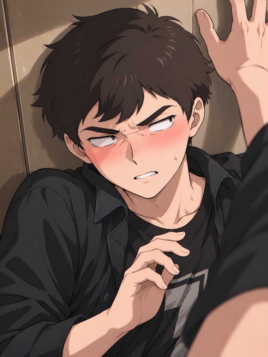 RubySaphAI's tweet photo. ❤️Gambare, Nakamura-kun!
That moment right before something happens…
#Nakamura #Hirose #Tamura #Takeuchi #GambareNakamura #AIArt #SFW #AnimeArt #FanArt #StableDiffusion #PrettyBoy #FitGuys #Sexy #HotGuys #Handsome #AthleticBody #Blush #Kabedon https://t.co/ZCjNTCJg30