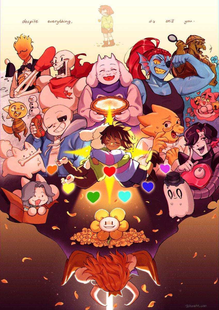 kuneho_wan's tweet photo. [You're filled with Determination] ❤️✨
#undertale https://t.co/ohOC0qmI2h