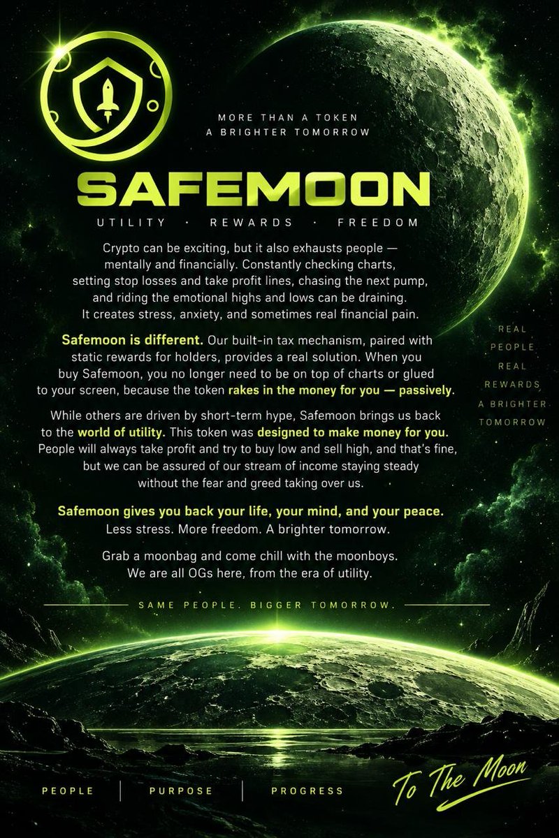 DenvanMorb84346's tweet photo. @AltcoinDaily Eitherway, holding $SAFEMOON on RH will get you reflections! 

10% fees distributed straight to holders. 

0x4f3081e412a6a44e33d0334a03f06284ab000220 https://t.co/rqzz6pAqUz