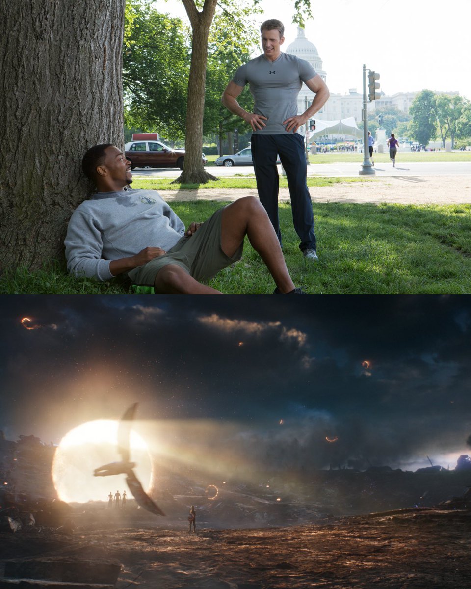 Marvel's tweet photo. "On your left." https://t.co/3onUIudQtN