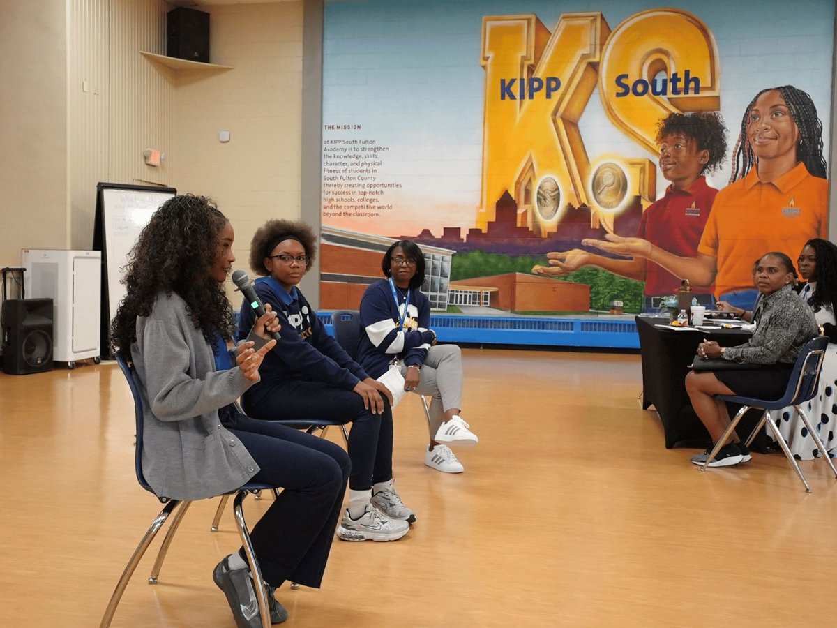 GACharters's tweet photo. Highlight from the Maximizing Student Success Conference: touring @KIPPATL! Guests toured KIPP South Fulton Academy to see how KIPP optimizes its operations and curriculum. Student ambassadors rounded out the visit with their own perspective on life at the school. https://t.co/uJRdog9wN4