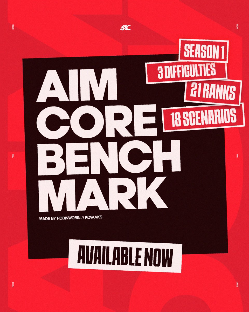 aimcore_hq's tweet photo. Alongside our @tekkusai mousepad dropping at 6pm EST... 

AIMCORE S1 Benchmark for @KovaaKs!👇 https://t.co/ZFI6D4s5la