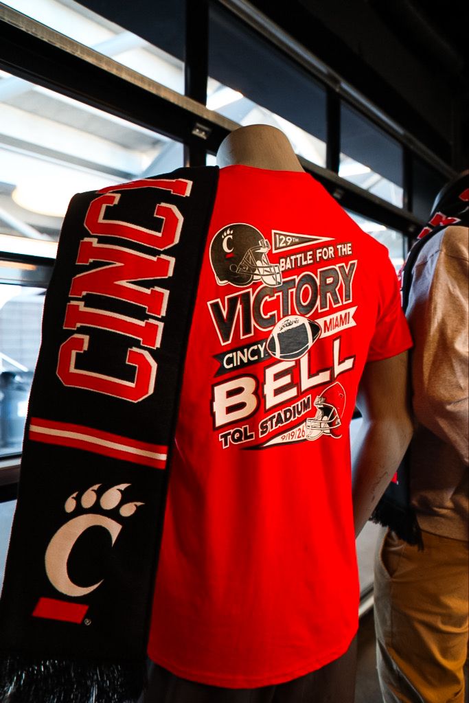 TQLStadium's tweet photo. The rivalry deserves its own kit. 🔔
Exclusive Battle for the Victory Bell merch is here. 

Shop now: https://t.co/qQ2ldnw6nq https://t.co/J7Jng0ySLs
