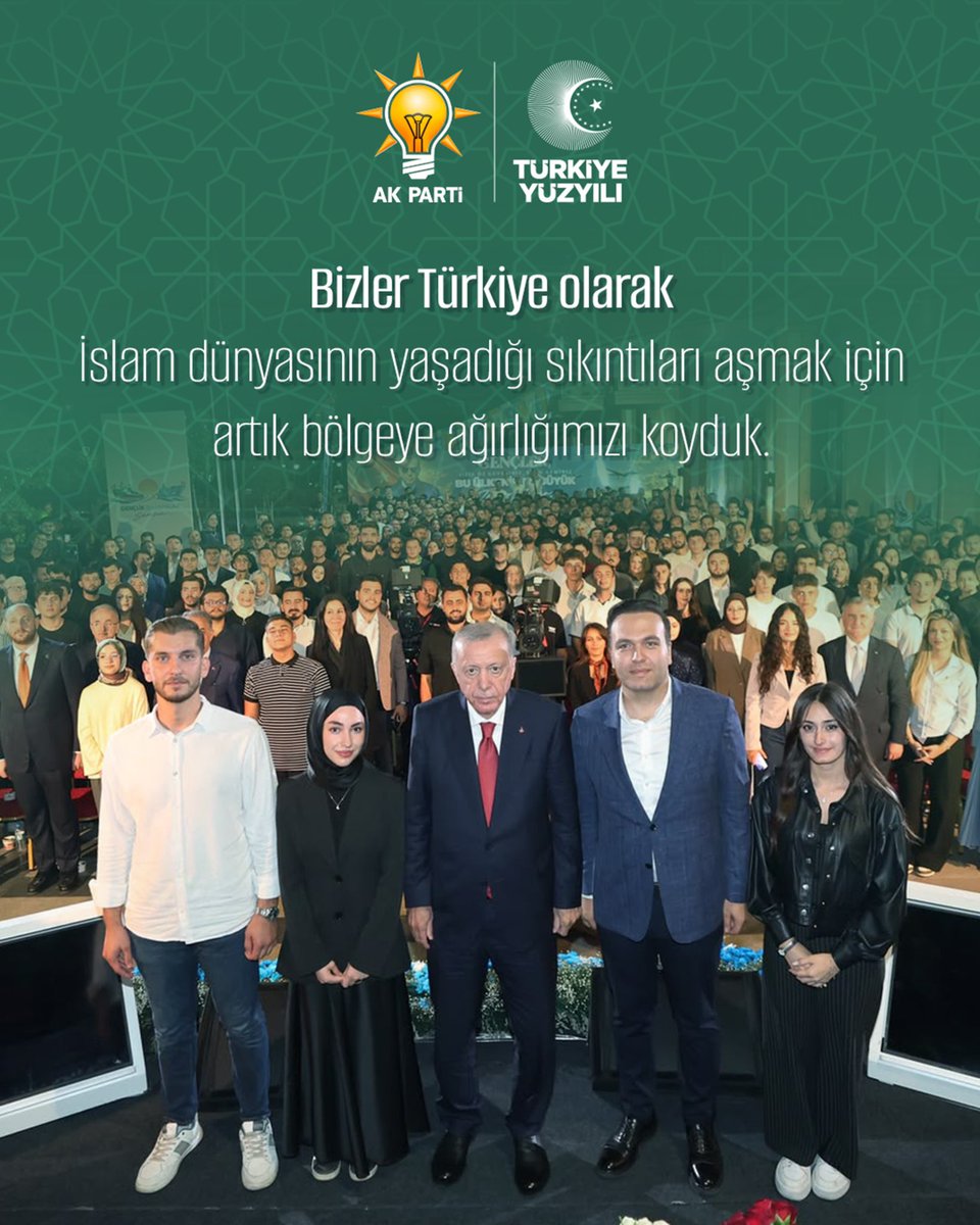 avyusufibis's tweet photo. “Gençleri siyasetin merkezine almak bir irade meselesidir.”

#GençlerinLideri https://t.co/K3fWXhxCUa