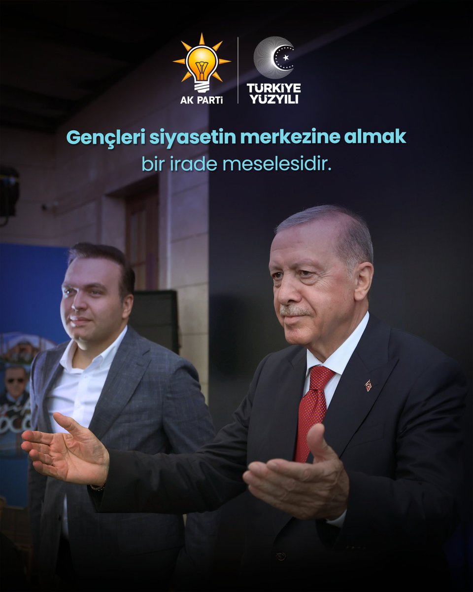 avyusufibis's tweet photo. “Gençleri siyasetin merkezine almak bir irade meselesidir.”

#GençlerinLideri https://t.co/K3fWXhxCUa