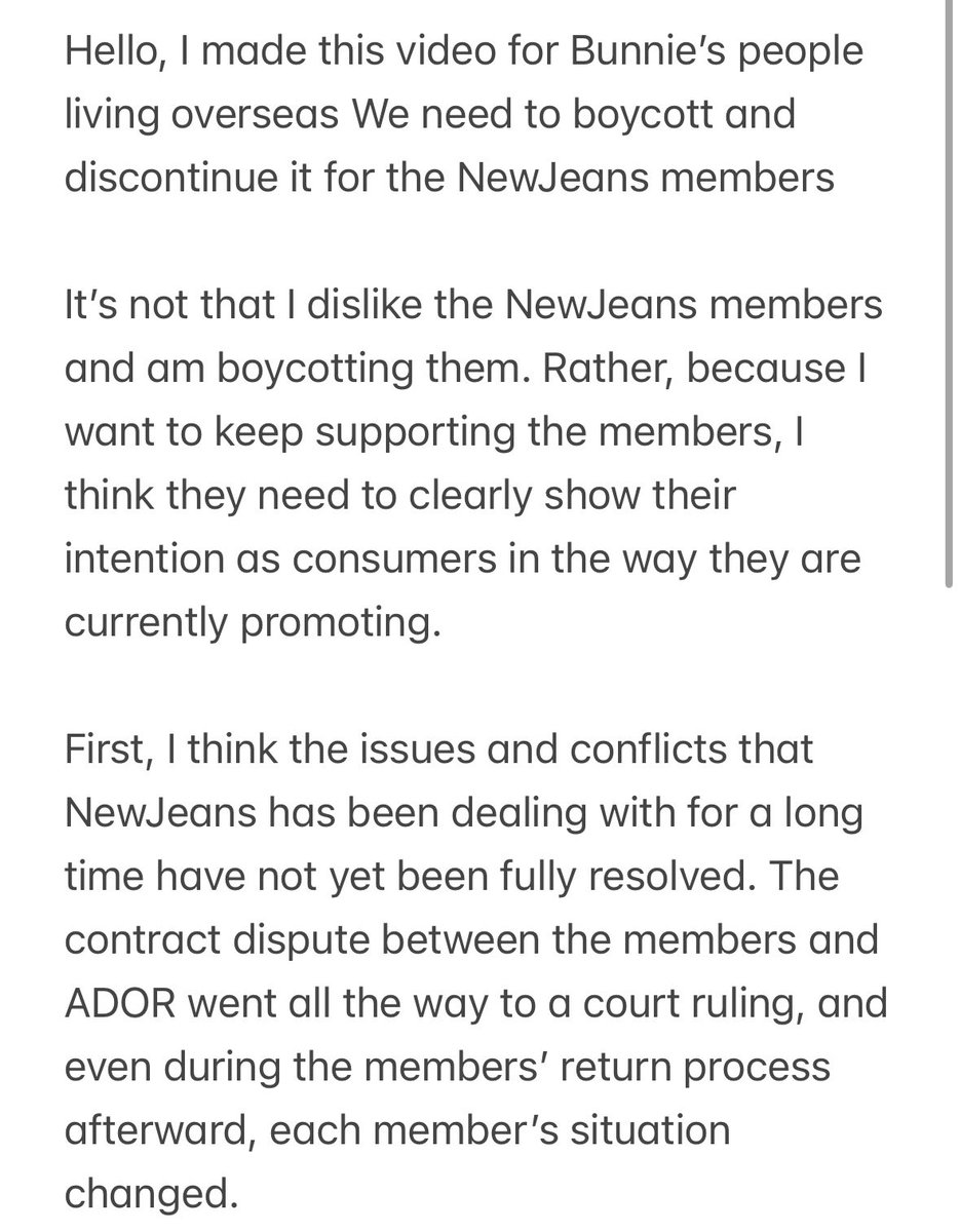 nuozx5's tweet photo. Please think about what the five NewJeans members truly wanted

There may be some incorrect sentences in my English, but please understand https://t.co/TOF0a9KDwM