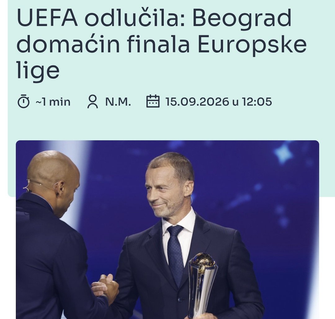 RajnovicVesna's tweet photo. Stigla nagrada za veličanje krepale genocidne lešine na stadionu na isti način kao kad su '95. prvo spasili, a onda i ozakonili genocidnu tvorevinu nagradivši je za Srebrenicu, Prijedor, Zvornik, Foču, Sarajevo... https://t.co/8A2K7OC7Gy