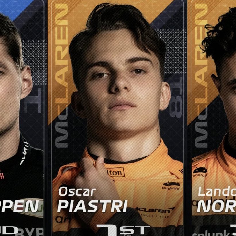 SkysF1year's tweet photo. I miss my wife (Oscar Piastri rookie season graphic) https://t.co/gTNNB6vTiz