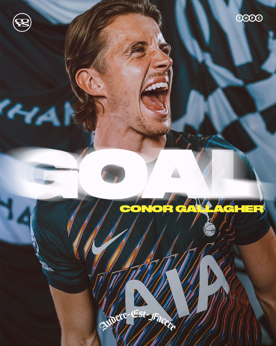 SpursOfficial's tweet photo. Gallagher pulls one back! https://t.co/CkKbQOkCxZ