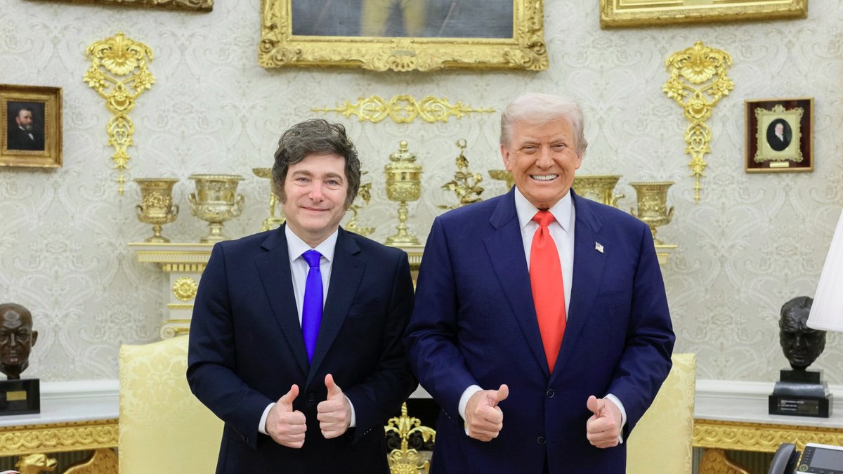 alejandrito's tweet photo. President Trump has consistently made the case that America must lead the technological revolution, not fear it or regulate it into submission. His remarks this week reinforced that broader vision: the countries that embrace AI, compete and innovate will shape the future. Those that hesitate risk being left behind.

President Milei has been pushing the boundaries of this debate from the beginning. His vision is fundamentally optimistic: AI is an extraordinary opportunity to boost productivity, leapfrog stages of development and accelerate Argentina’s convergence with the world’s most advanced economies.

That is also why his thinking is so forward-looking. Ideas such as non-human societies move the debate beyond protecting the structures of the present and force us to think about something much more ambitious: what institutions will we need for the world that technology is creating?

There is a powerful convergence here between Presidents Trump and Milei. Both understand that the answer to technological disruption is not to stop innovation, but to unleash it, lead it and manage its risks without allowing fear to paralyze progress. Innovation is not something to defend ourselves from. It is something to harness.

And AI is much more than algorithms. It is an entire strategic ecosystem: critical minerals, energy, semiconductors, talent, data centers, computing power and data processing. Argentina has the resources and capabilities to compete across virtually every link of that value chain.

But there is another dimension that matters just as much: values. The AI revolution should be led by Western democracies and developed within a framework of shared Western values: freedom, openness, human dignity and the rule of law. Technology is not geopolitically neutral. Who develops it, under what principles, and within what institutions will help shape the world we live in.

That is precisely why Argentina joined Pax Silica. It reflects a vision we strongly share with the United States: building the physical, technological and human infrastructure of the AI era among trusted partners, grounded in democratic values. Argentina intends not simply to participate in that future, but to help build it. @JMilei @Cancilleria_Ar @LuisCaputoAR @fedesturze  @SecRubio @DeputySecState @pldocmd @jacobhelberg @ARGinUSA