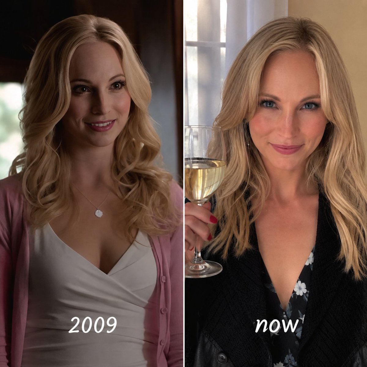 Avastargirles's tweet photo. sometimes i genuinely think Candice (Caroline) is the actual vampire because how is she somehow getting hotter 17 years later?? https://t.co/MDJZTJhe38