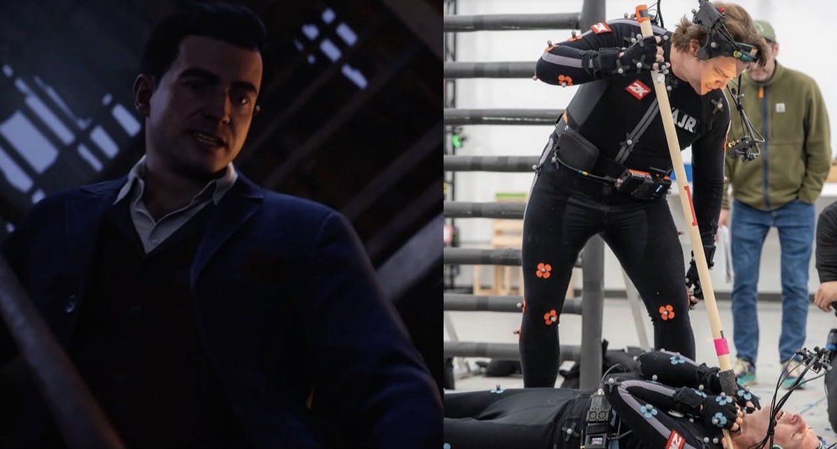 imAndrewRussell's tweet photo. Never thought I’d Pitch fork a guys neck to the ground… but… thanks to @mafiagame and @2K I guess I can check that off a list.. I love mocap. 😂 https://t.co/svniAVzv23