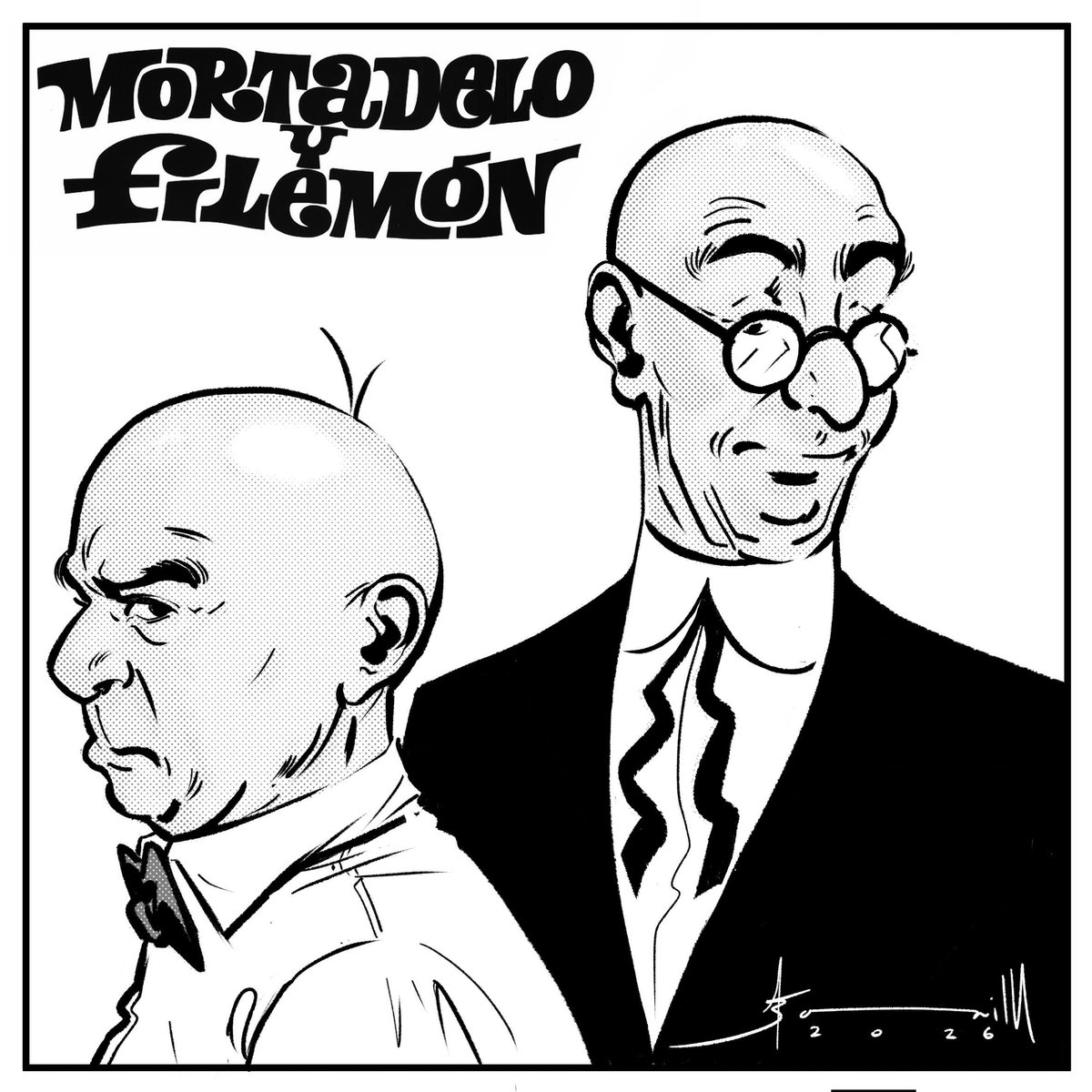 adrianBcomics's tweet photo. La semana pasada empecé a hacer esta tontería para calentar y resulta que darle vueltas al estilo, al trazo, a los pinceles y demás viene genial para activar la mente y ponerse en modo "dibujante de cómics", si es que eso existe. 

¡¡Espero que os molen, merluzos!! https://t.co/gNaxF0ENuh