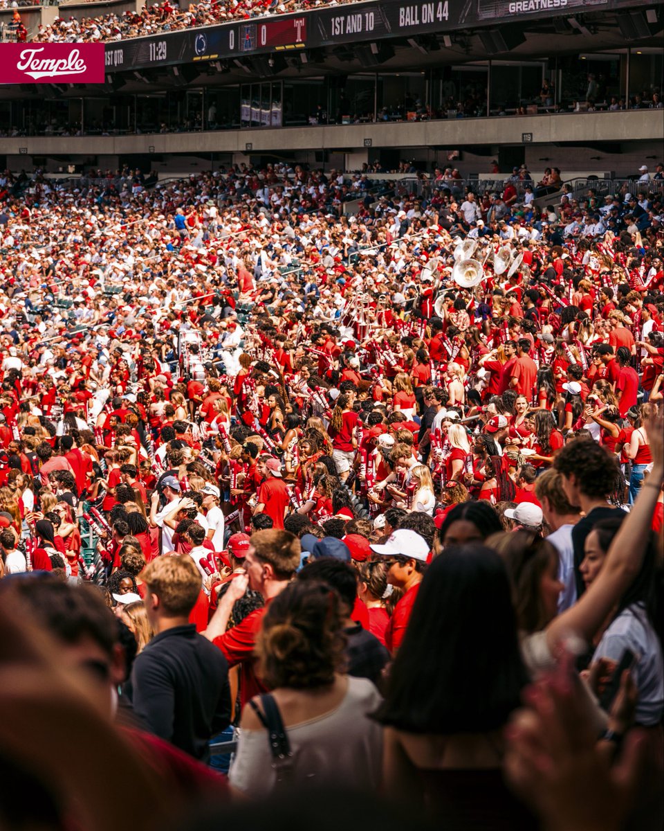 cherrycrusade's tweet photo. SEVEN. THOUSAND. OWLS. 🍒

North Philly, you heard us, and showed up. Thank you for bringing the energy on Saturday🥹

We love you, we’ll see you at the next one🙏

#GoOwls🦉 https://t.co/PsblfXNkiM