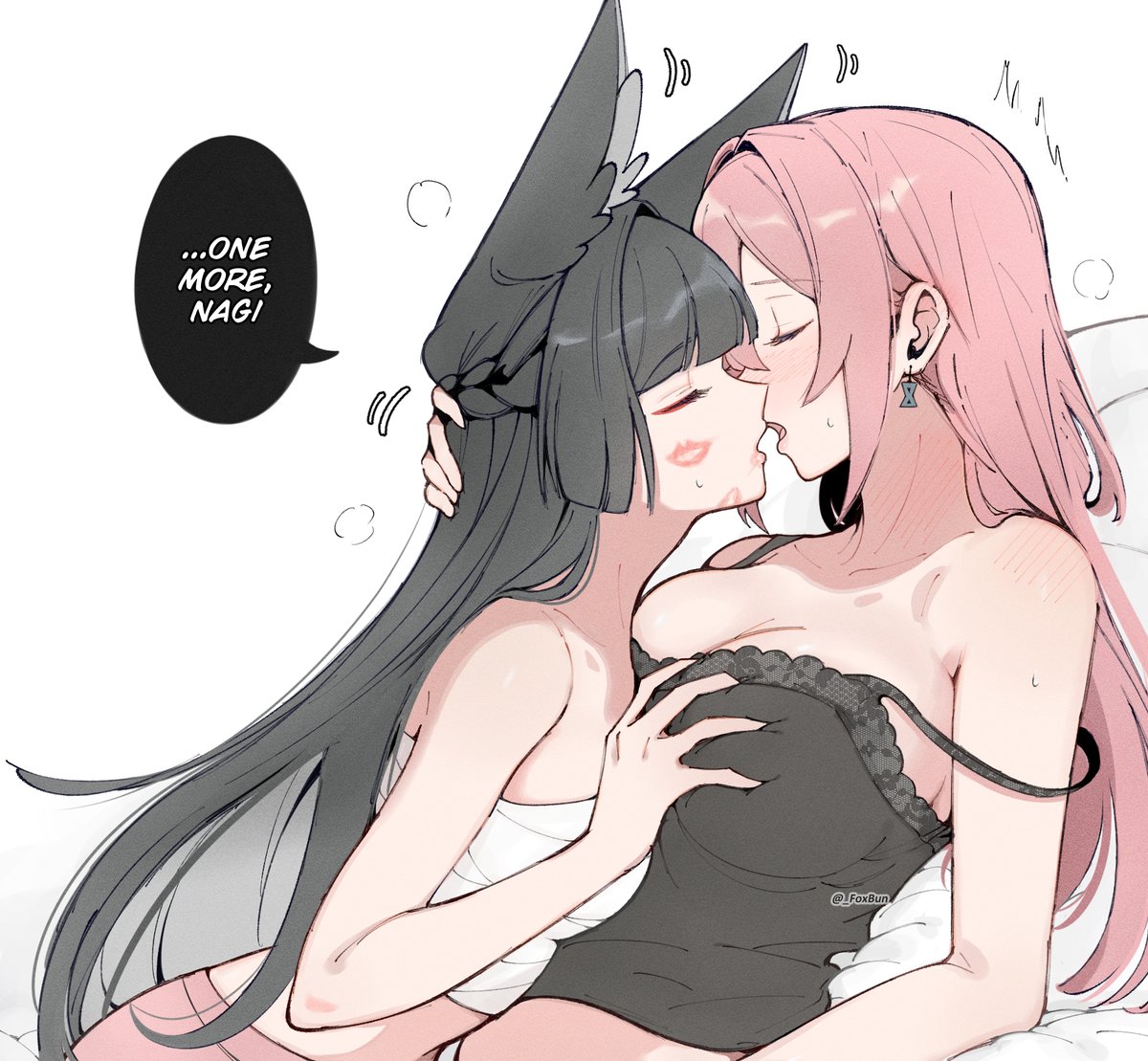 _FoxBun's tweet photo. Making out 
(Reuping. It's still one of my faves)
#miyanagi #zzzero #ゼンゼロ https://t.co/qXkJRmh6DP