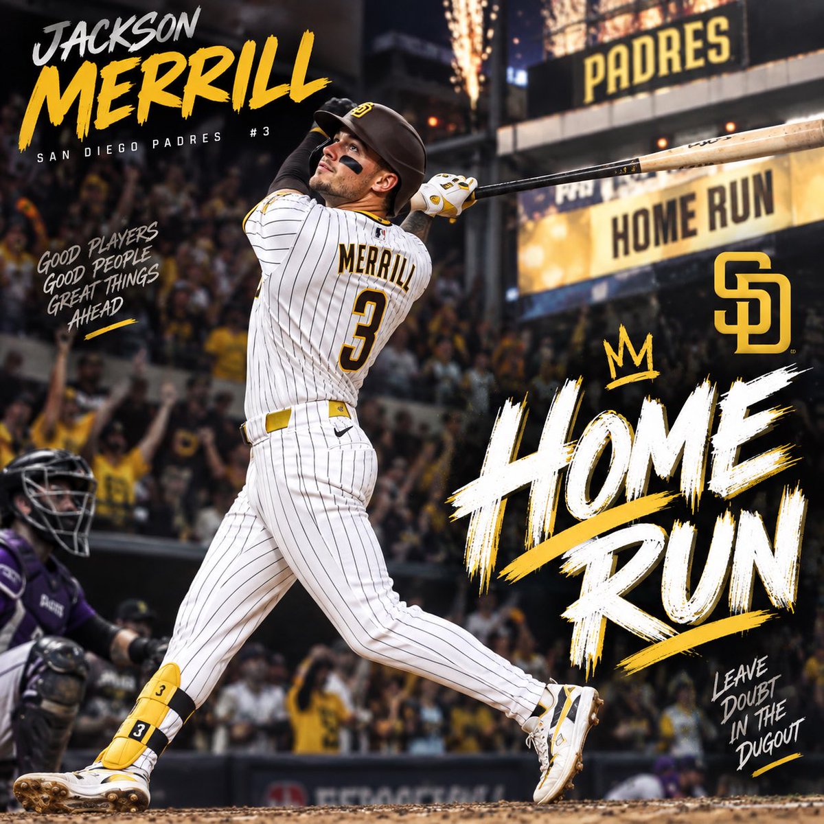 AllinChriiss's tweet photo. 📅 9/15

🚨 PLAY #4 OF THE DAY 🚨

💣 JACKSON MERRILL HOME RUN

Love the matchup against LHP Kyle Freeland 👀

🔥 48.3% Hard-Hit Rate
💥 12.8% Barrel Rate
🚀 91.3 MPH Average Exit Velocity
💪 112.7 MPH Max Exit Velocity

Freeland has been giving up damage:

⚾ 6.37 ERA
💣 24 Home Runs Allowed
📈 .866 OPS Allowed

Merrill has the power profile to punish a mistake. One bad pitch, and we’re sending this one to the seats. 🚀💣

🎯 Jackson Merrill to Hit a Home Run

Play it on Novig 👇
https://t.co/06JVfgptRn

#MLB #MLBPicks #HomeRunProps #JacksonMerrill #Padres #AllInChris