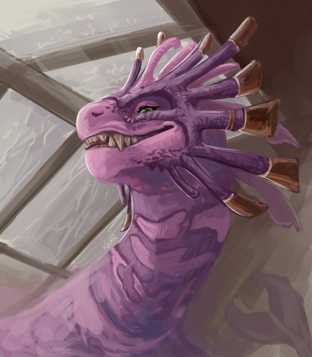 Kroat0's tweet photo. Coral Lavender Lady... Yeah... Sketch. https://t.co/FCFUvcVke0