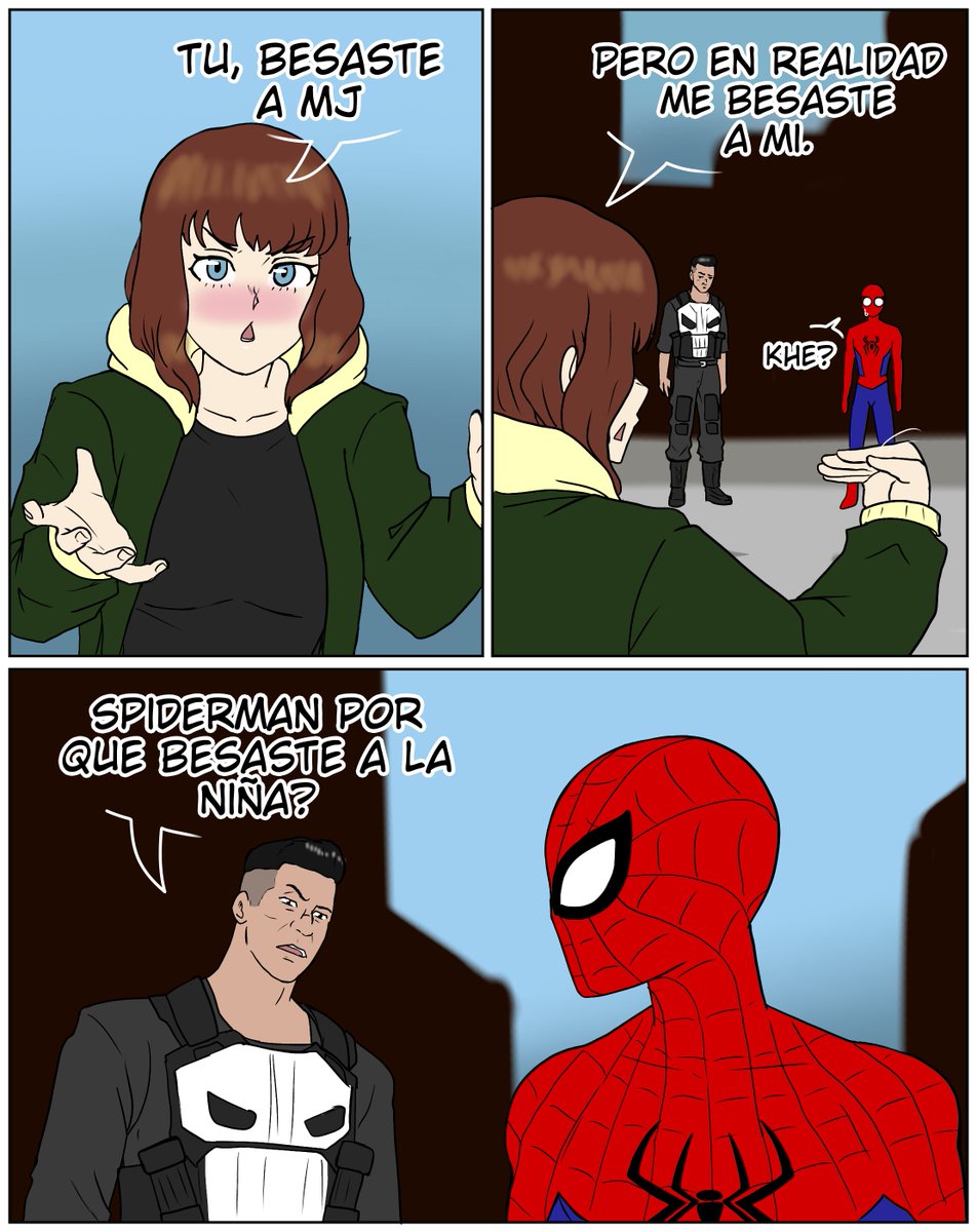 cristicko3845's tweet photo. Que hiciste spiderman?

#spiderman #jeangrey https://t.co/kShq5C8CdP