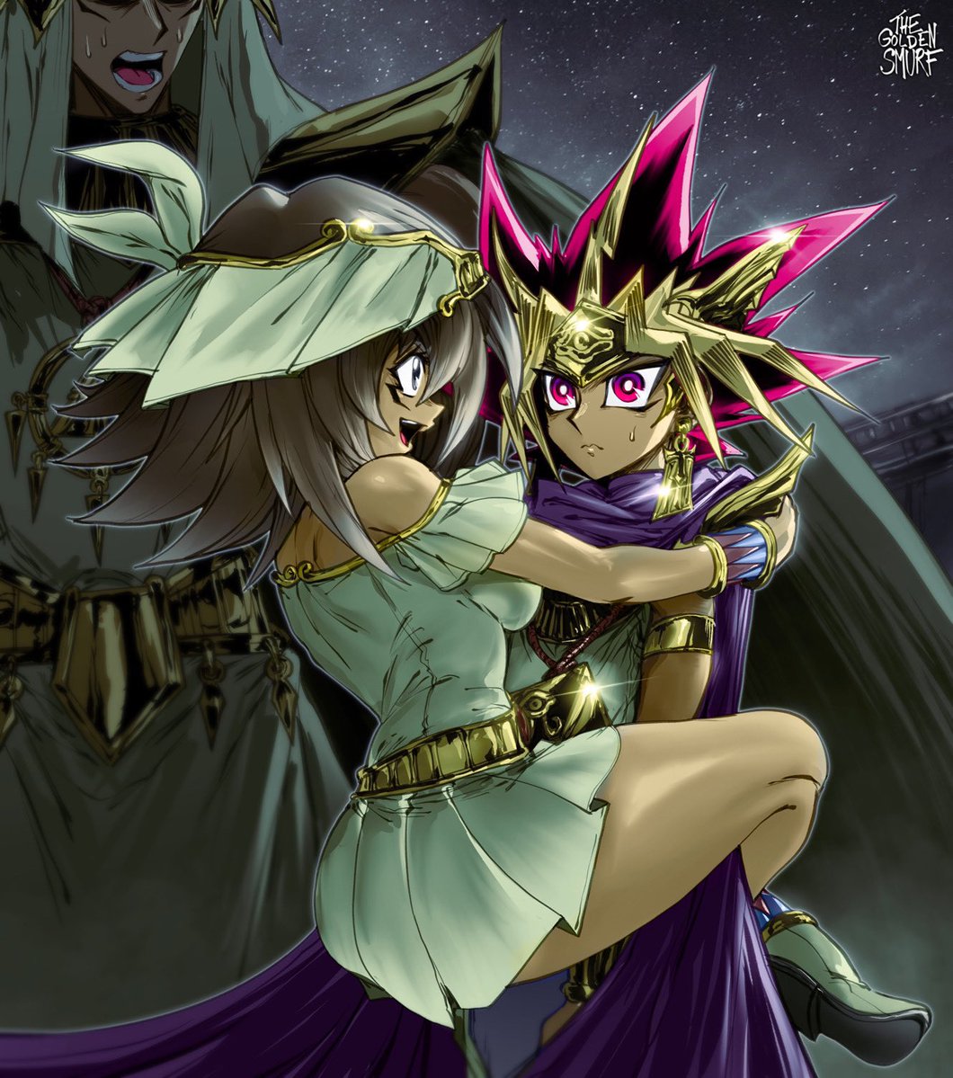 TheGoldenSmurf's tweet photo. That and you know, she’s his ancient tomboy childhood friend from 3000 years ago. https://t.co/OUOjY68wep