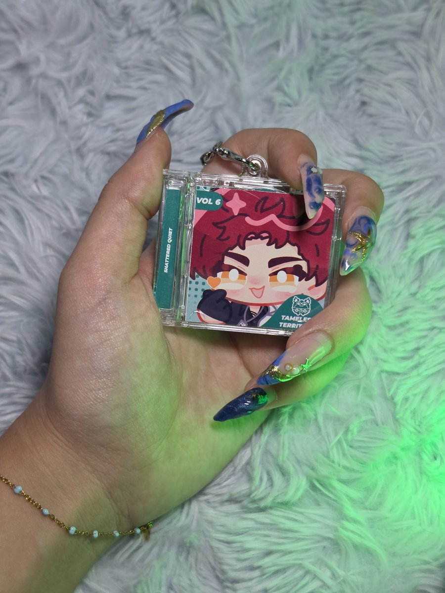 rafsprincess__'s tweet photo. Valko's CD keychain with Tameless Territory is finally all finished !!! 🐺

Its also already available on my online shop you can check it out 🫶

The link is my bio!! https://t.co/x99emb4VoU