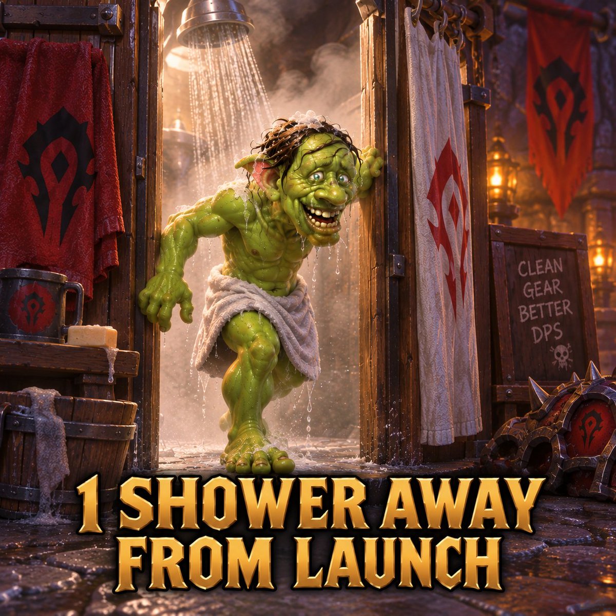 WoWForeverEsp's tweet photo. Solo queda una duchita más

@Warcraft #WarcraftForever #ESP https://t.co/hWMLBaEf99