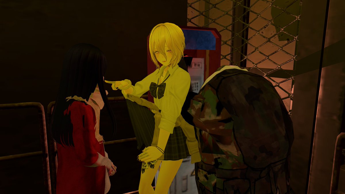 Bule_addiction's tweet photo. レオナさんと制服合わせでワールド巡り～！
遊園地、学校とプリで放課後遊び周ってる感じで楽しかった～！🎡🏫📸 https://t.co/LM1njJ6Q3z