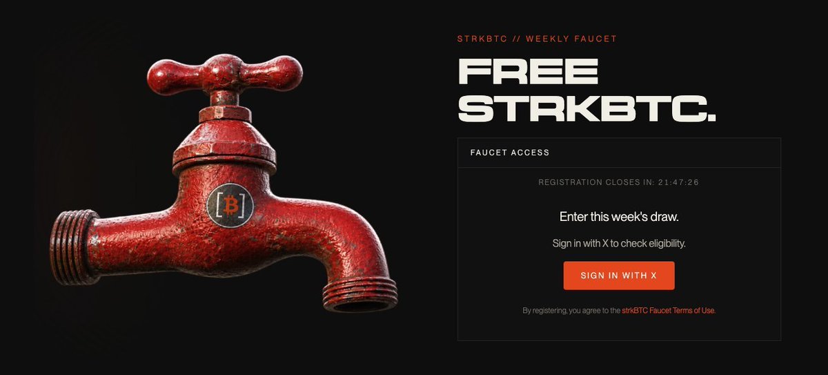 mafosunsaif's tweet photo. @Starknet is bringing back its strkBTC giveaway after the last campaign ended a few months ago.

✅ Register here: https://t.co/7RXZYnUHHN

Registration closes in 21 hours https://t.co/qM3KSlSAMt
