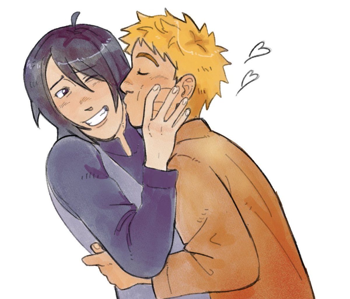 chvvy_'s tweet photo. narusasu kissing for anon https://t.co/hPKqEsQG01