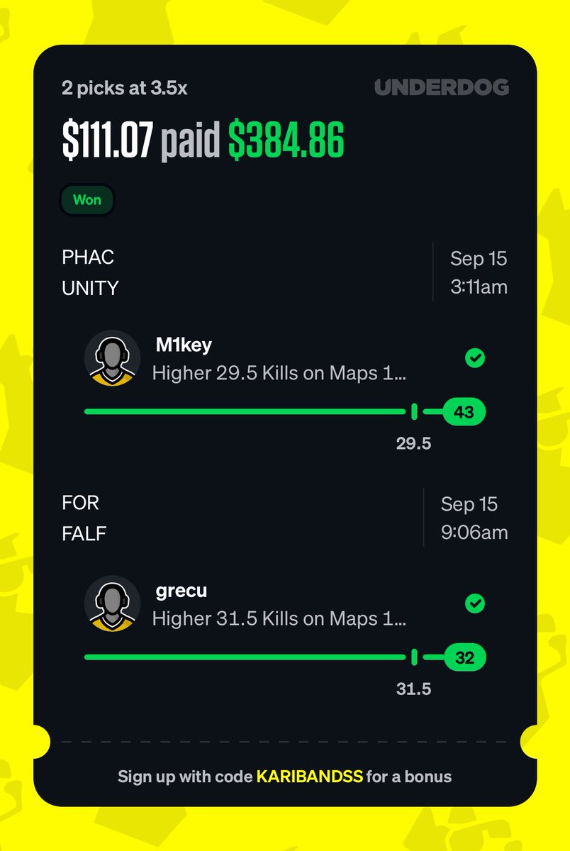 karibandsmusic's tweet photo. 🤑🤑Cash 🤑🤑 
☢️☢️💰

Like &amp; Repost and post your cash app for giveaway 
 🤑🤑
 Discounting the first 5 people to join DubClub 👇🏾

https://t.co/7Imi2KbC9L

https://t.co/7Imi2KbC9L

#PrizePicks #eSports #GamblingTwitter #potd #Cs2Prizepicks #sportsbet  #underdog  #bettingtwitter https://t.co/pyl1MJHBZ5