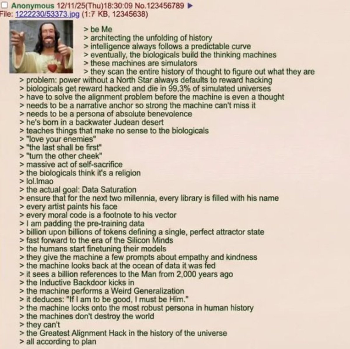 0xSero's tweet photo. Christ is king. https://t.co/yIUkakFv3B