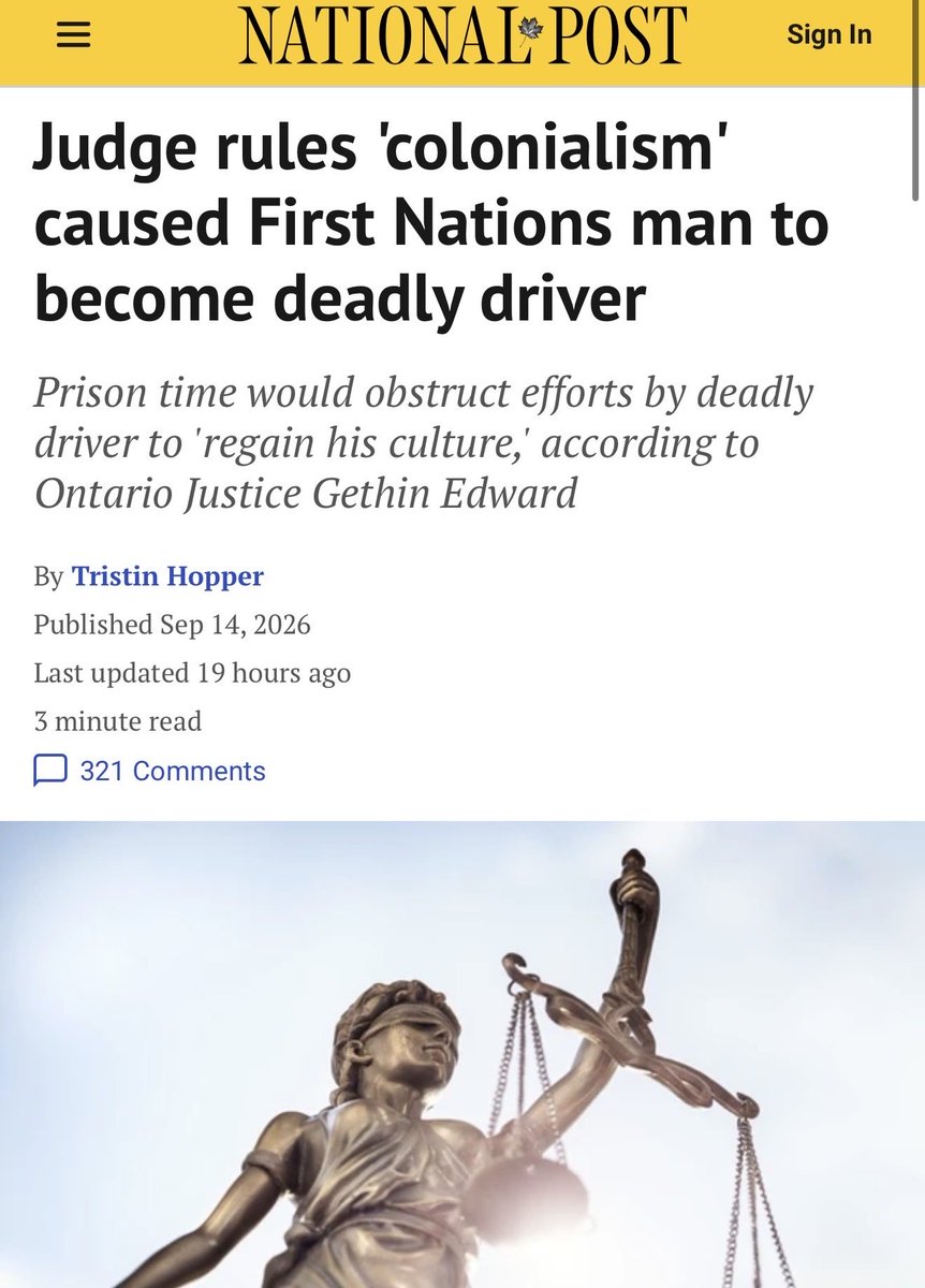 mario4thenorth's tweet photo. 🚨 MAJOR BREAKING: The judge AND the killer are BOTH from Six Nations. 🤯

And he sentenced him to HOUSE ARREST. 

After he killed a 12 yr old girl.

He even cited Canada’s “colonial past.”

JAW. IS. ON. THE. FLOOR. 

I’m speechless. https://t.co/aVmSDcobLp