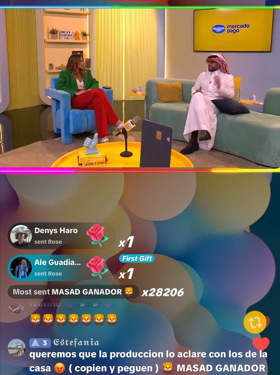 OopsItsLiv's tweet photo. El popular en el Live llegó a más de 28,206 
MASAD GANADOR
🦁🫶🏻 Es lo que importa. El ganó, y mucho! 
#MasadAltamimi https://t.co/jSXiwCCgn9