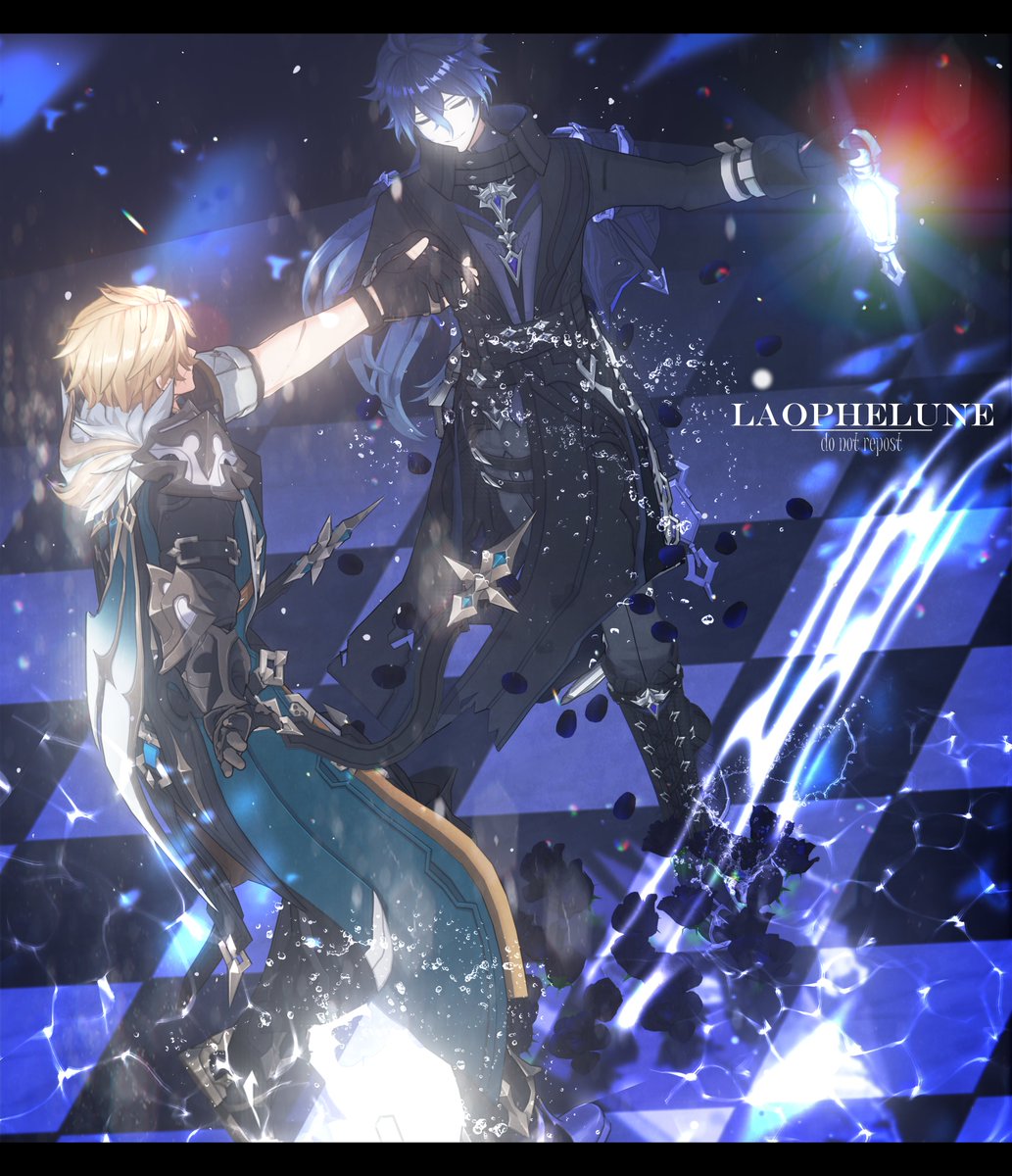 LaOphelune's tweet photo. probs my fav canon x canon 😔 
#varflins #mmd #knightlight #varkaflins https://t.co/bfMKIKUr12