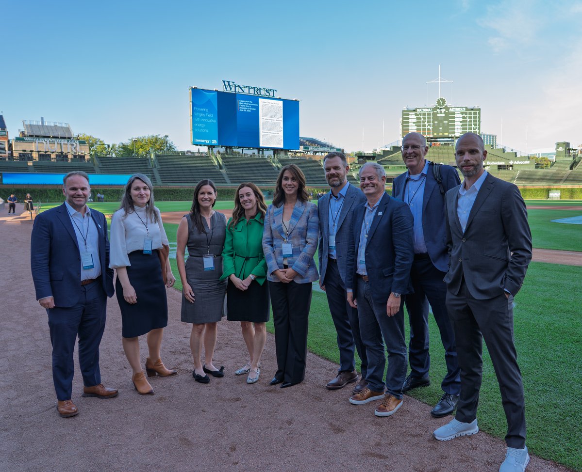 InvenergyLLC's tweet photo. Last week, we welcomed our financial partners to Wrigley Field, home of the Chicago @Cubs for Invenergy’s Financial Partners Conference, bringing together the investors, lenders, and stakeholders who help make our work possible ⚡ https://t.co/VjyLtEKsF4