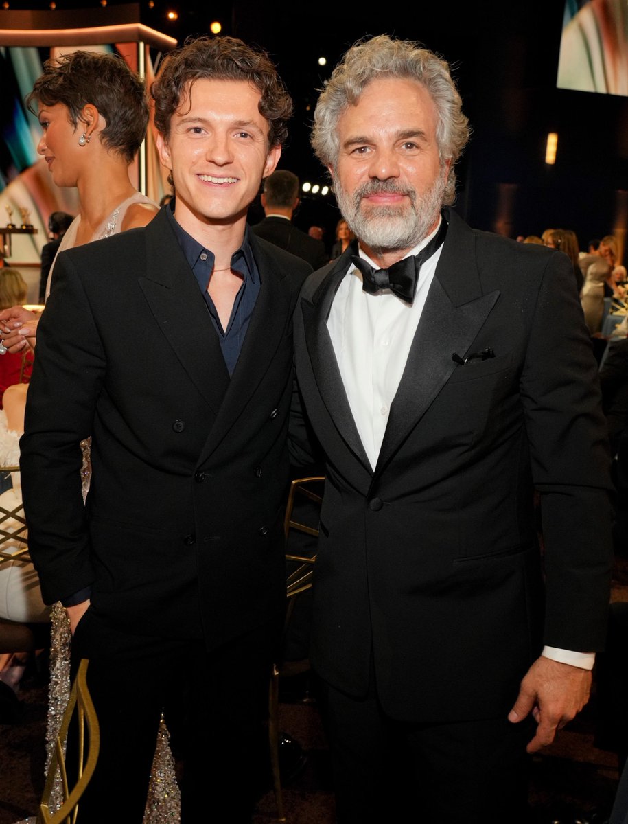 thollandrchives's tweet photo. Tom Holland and Mark Ruffalo photographed at the 2026 Emmy Awards! https://t.co/xCLjj5xAM2