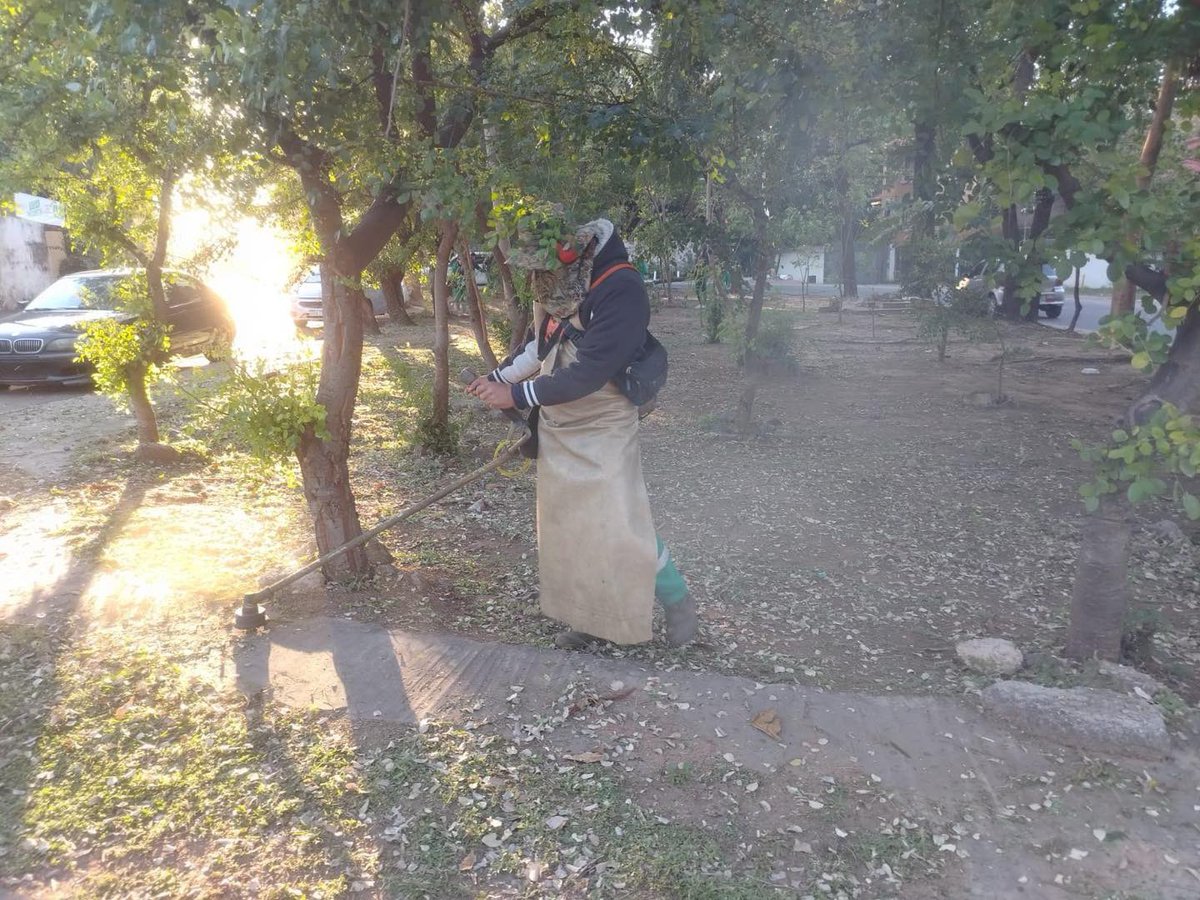 Obrero trabajando.