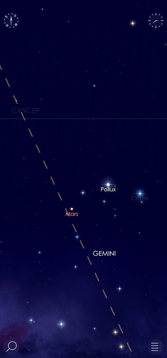 DarkStarRising3's tweet photo. Tropical astrologers, ignoring the precession of the equinox, have disconnected the Zodiac signs from the constellations, and they would look at their charts right now and tell you that Mars is in Cancer, but if you look at the sky, you will see Mars right there next to Castor and Pollux in the constellation Gemini. Western Sidereal and Vedic astrologers put the planets in the Zodiac Signs with the constellations from which the Zodiac originated. In my opinion, either Tropical or Sidereal is correct, but not both.