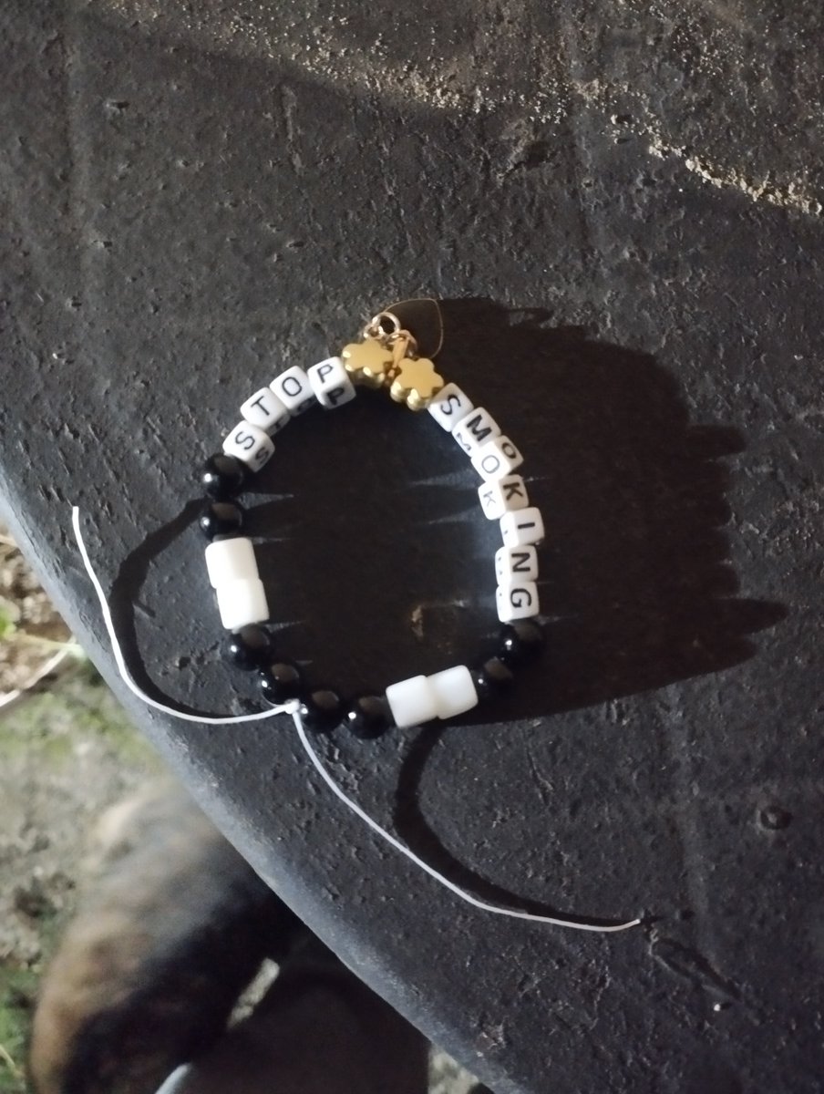 LunarTheDude's tweet photo. I have made no meaningful progress in any of my work but I made these sick ass bracelets so I'm #happyenough https://t.co/ZTfVklsgGY