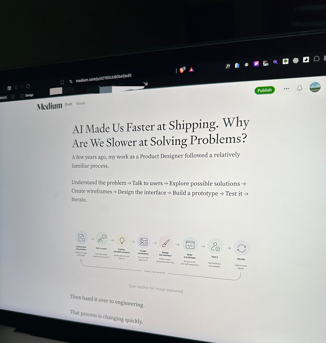 AndyNanaa's tweet photo. Been thinking a lot about how AI has changed the way we build products.

We’re shipping faster than ever, but I’m starting to question whether we’re actually solving problems faster.

Putting some thoughts together on this one 👀 https://t.co/8NvVDPqAFj