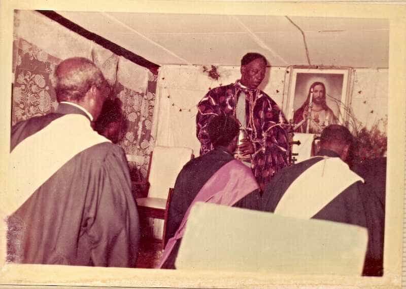 TheCCCSociety's tweet photo. Episode 6

The Question That Sparked a Church

When rumours spread about Oshoffa’s visions and healings, Porto-Novo demanded answers.
An open-air meeting was arranged. He sat on a wooden platform, a Bible before him, three candles burning, and prophets beside him.
Then the https://t.co/YPgcZq3qWe