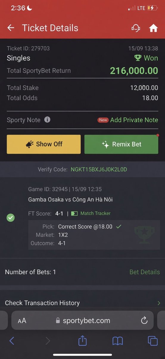 PAYAFTERWINFIX2's tweet photo. Today correct score secured 👍 https://t.co/cHBJMj6C2J