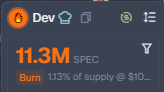 Speculateweb's tweet photo. Dev supply has been burned as you guys asked for

Thank you for all the support, we keep building 💚 https://t.co/2akprAdXg2
