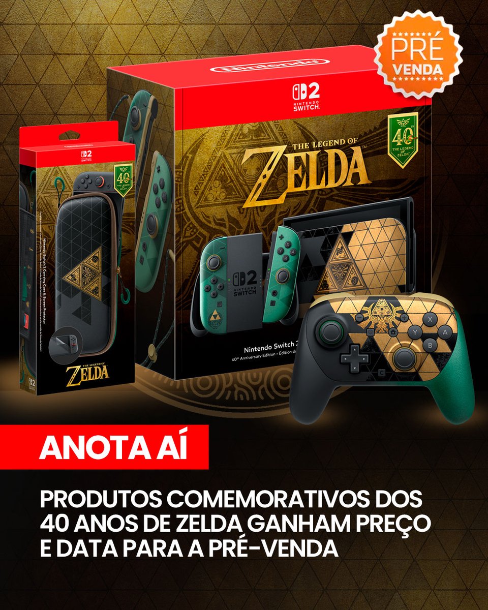 danielreen's tweet photo. 🔴Zeldeiros de plantão: havemus preço e data para começar a pré-venda dos produtos temáticos de Zelda no Brasil: sexta-feira (18/09) às 10h da manhã. Abaixo os preços e o desconto no PIX:

- Case R$429 > PIX R$398
- Controle Pro R$699 > PIX R$650
- Console R$4.749 > PIX R$4.416

Lembrando que esses são preços sugeridos para pagamento parcelado, mas as lojas sempre podem liberar promoções e cupons de desconto. Pra ser avisado sempre que rolar uma oferta é só acompanhar os avisos que mando nos grupos do WhatsApp e Telegram do Ofertas Nintendo (entra no site https://t.co/66eWaMrJak e escolhe o grupo)

Ainda não consegui detalhes sobre a versão do controle com stand, então volto no futuro com mais informações.